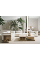 White Welted Sectional Sofa | Caracole Marbella | Oroatrade.com