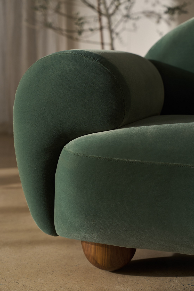 Green Velvet Chaise Lounge | Caracole Cypress | Oroatrade.com