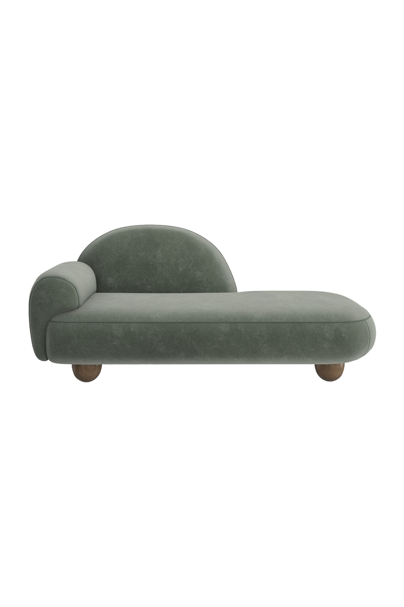 Green Velvet Chaise Lounge | Caracole Cypress | Oroatrade.com