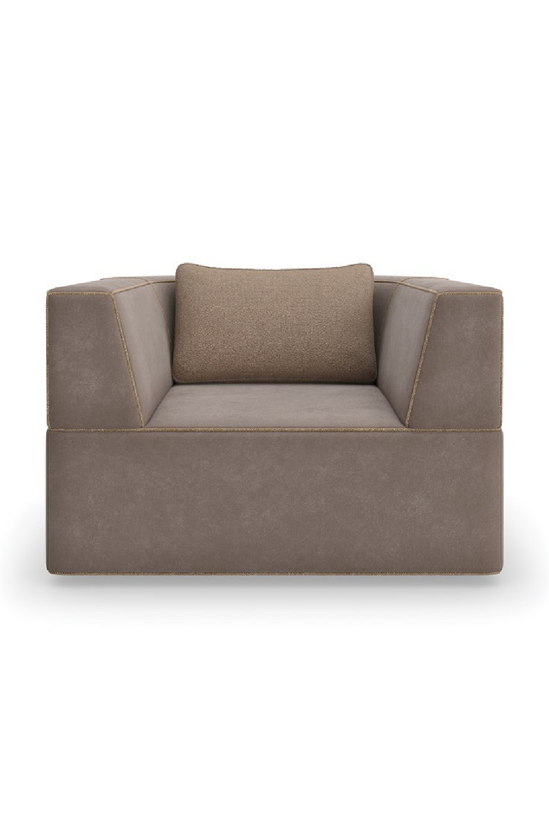 Warm Gray Lounge Chair | Caracole Marbella | Oroatrade.com