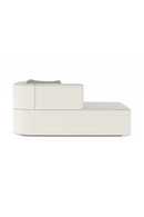 White Bouclé Chaise Lounge | Caracole Marbella | Oroatrade.com
