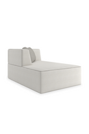 White Bouclé Chaise Lounge | Caracole Marbella | Oroatrade.com