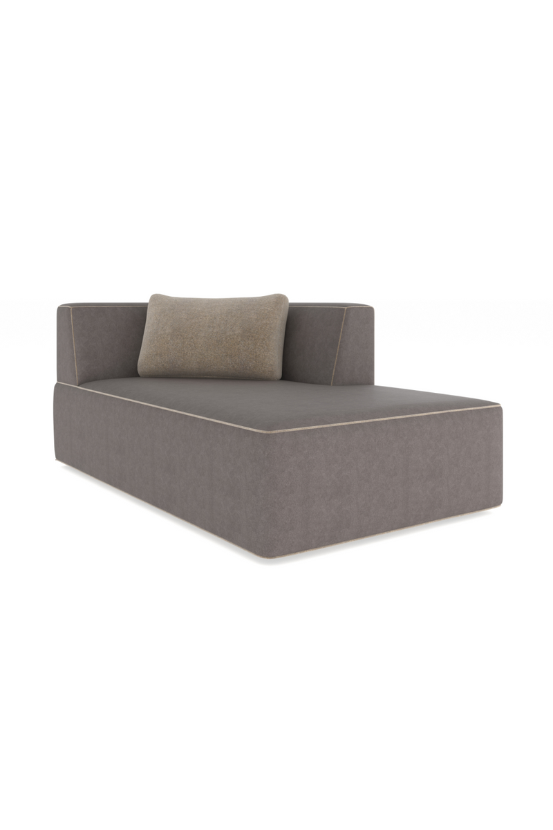 Brown Leather Chaise Lounge | Caracole Marbella | Oroatrade.com