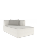 White Bouclé Chaise Lounge | Caracole Marbella | Oroatrade.com