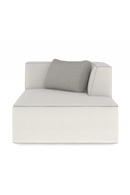 White Bouclé Chaise Lounge | Caracole Marbella | Oroatrade.com