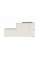 White Bouclé Chaise Lounge | Caracole Marbella | Oroatrade.com