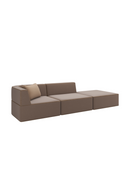 Gray Nubuck 3-Piece Sectional Sofa | Caracole Marbella | Oroatrade.com