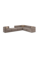 Brown Welted Sectional Sofa | Caracole Marbella | Oroatrade.com