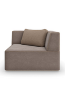 Brown Welted Sectional Sofa | Caracole Marbella | Oroatrade.com