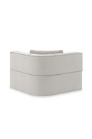 White Welted Sectional Sofa | Caracole Marbella | Oroatrade.com