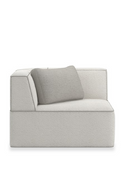 White Welted Sectional Sofa | Caracole Marbella | Oroatrade.com