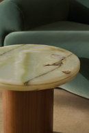Green Onyx Accent Table | Caracole Cape Verde | Oroatrade.com