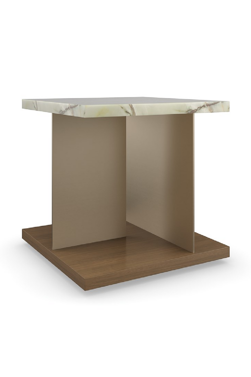 Stone Top End Table | Caracole Cape Verde | Oroatrade.com