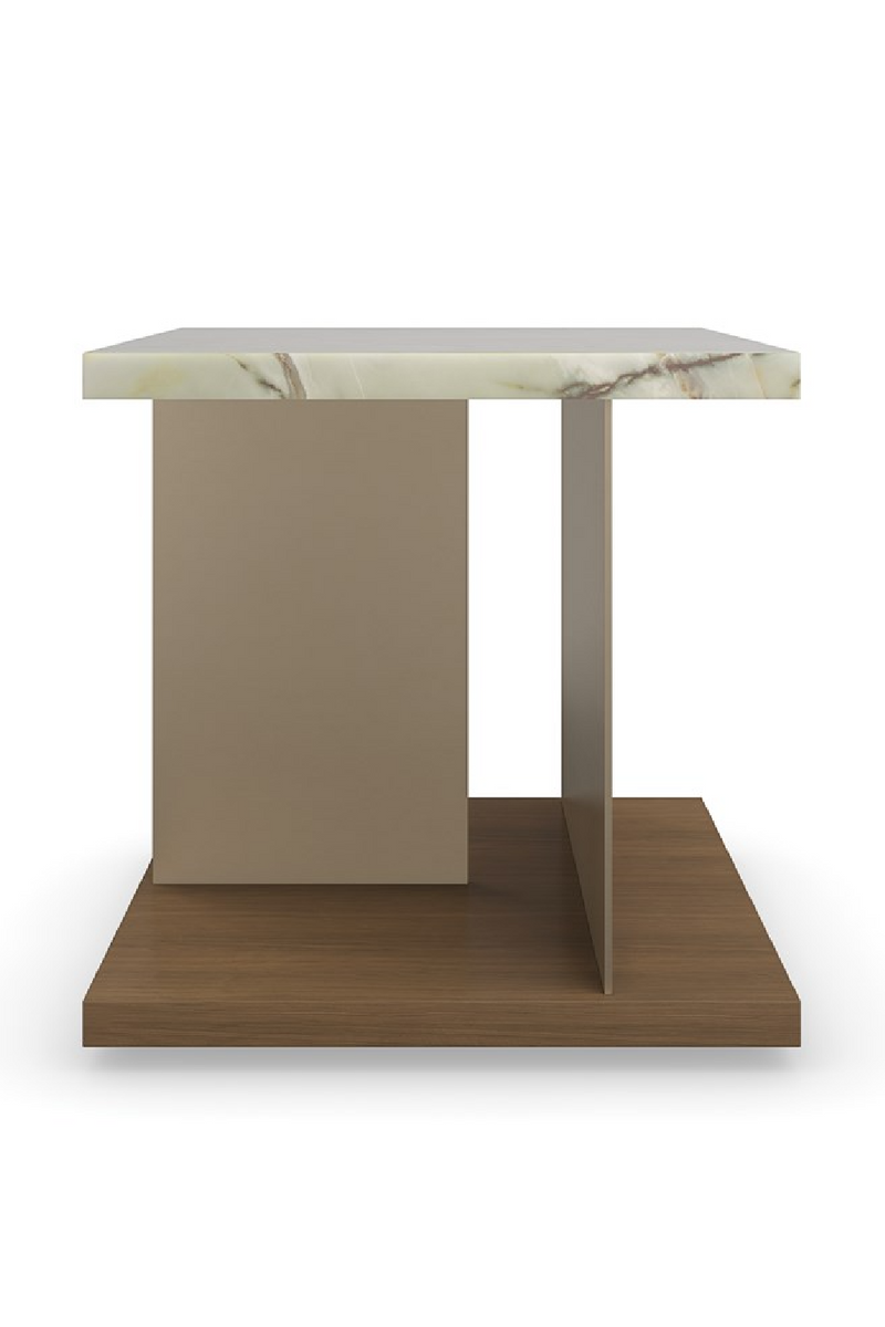 Stone Top End Table | Caracole Cape Verde | Oroatrade.com