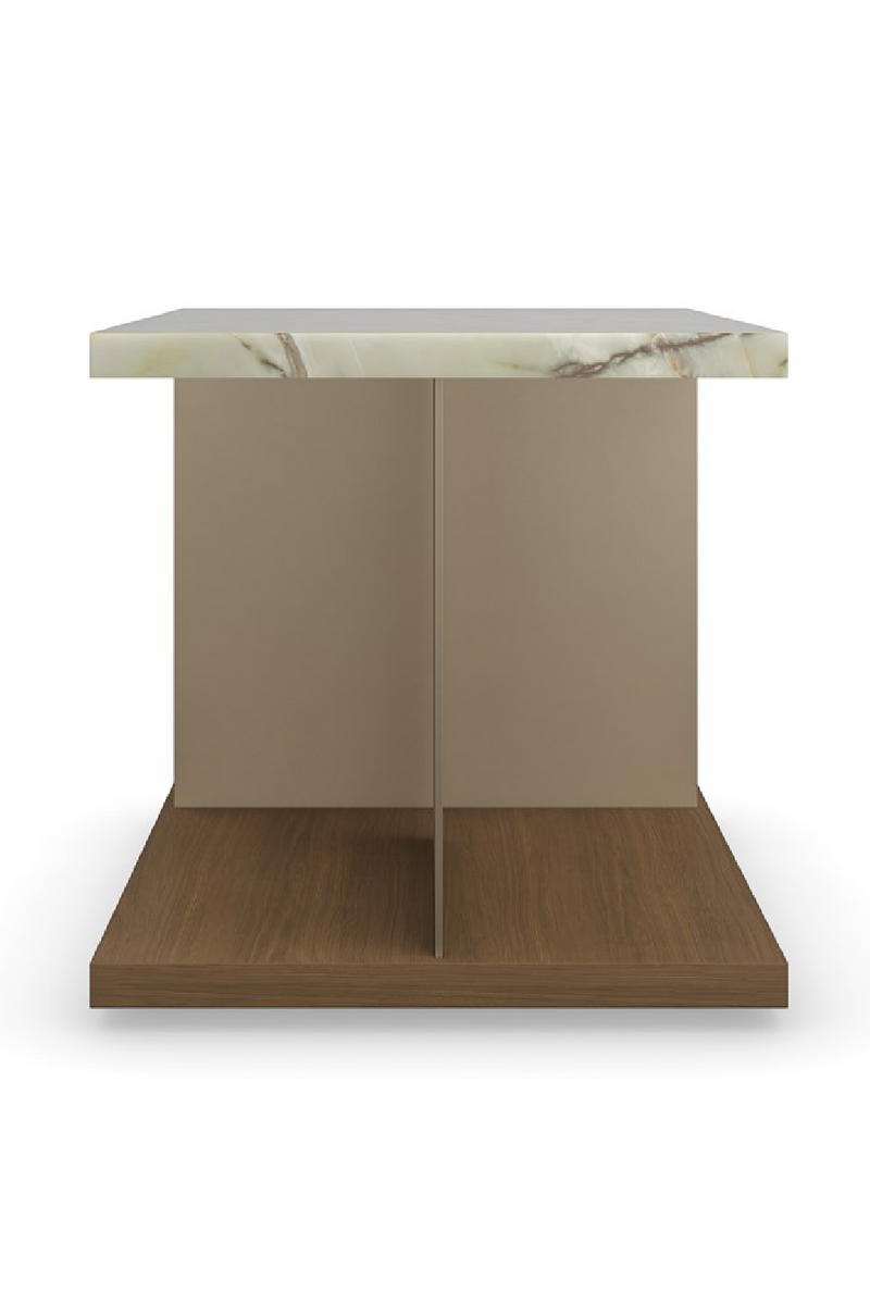 Stone Top End Table | Caracole Cape Verde | Oroatrade.com