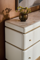 White 4-Drawer Dresser | Caracole Milos | Oroatrade.com