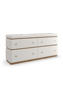 White 4-Drawer Dresser | Caracole Milos | Oroatrade.com