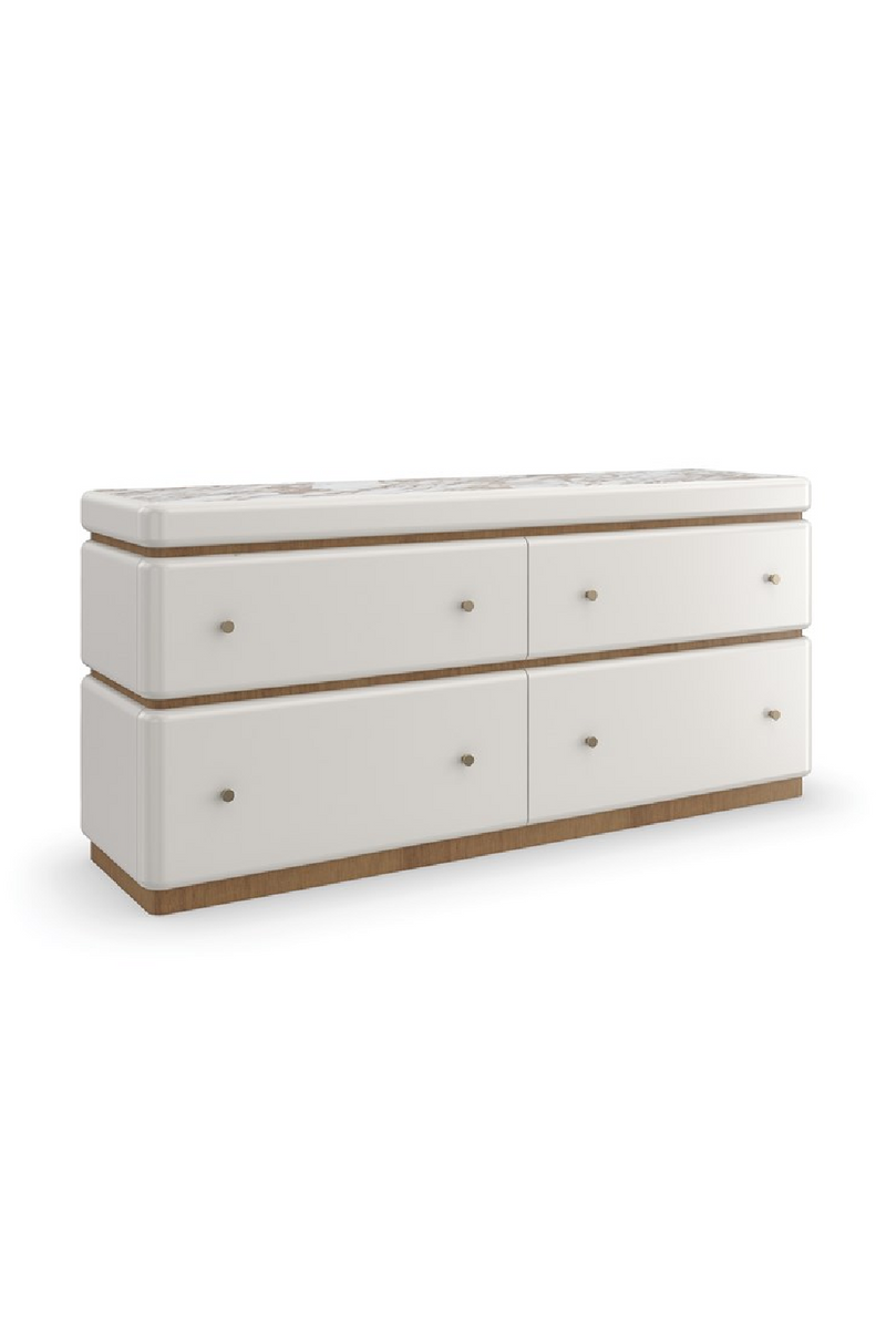 White 4-Drawer Dresser | Caracole Milos | Oroatrade.com