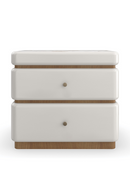 White 2-Drawer Nightstand | Caracole Milos | Oroatrade.com