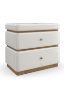 White 2-Drawer Nightstand | Caracole Milos | Oroatrade.com