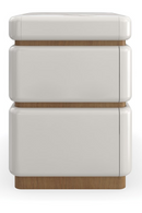 White 2-Drawer Nightstand | Caracole Milos | Oroatrade.com