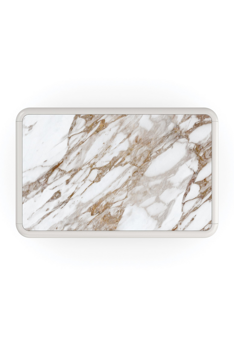 White 2-Drawer Nightstand | Caracole Milos | Oroatrade.com