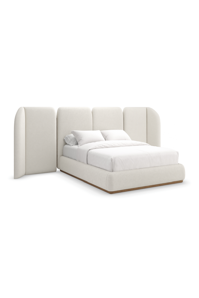  White Upholstered Queen Bed | Caracole Malta | Oroatrade.com