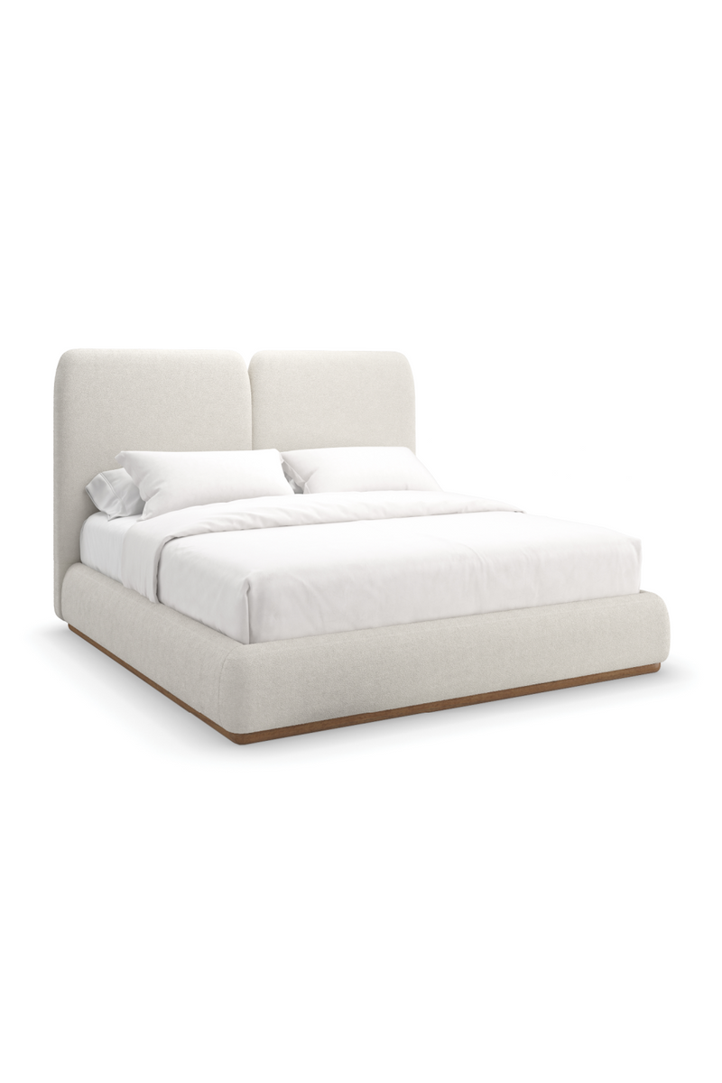 White Upholstered King Bed | Caracole Malta | Oroatrade.com