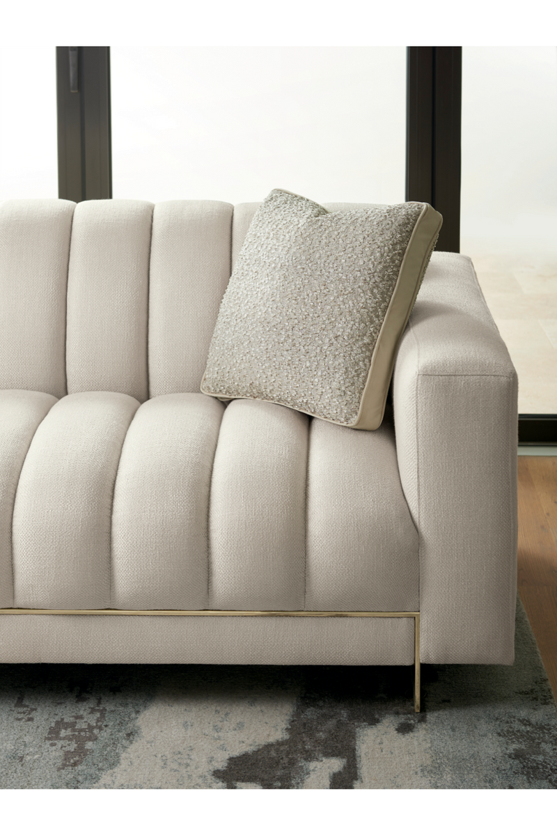 Cream Channel Tufted Sofa | Caracole The Well Balance | Oroatrade.com