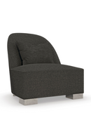 Gray Shearling Lounge Chair | Caracole Act | Oroatrade.com