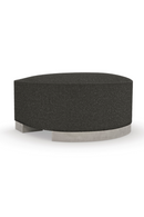 Black Shearling Semi-Circle Lounge | Caracole Act | Oroatrade.com