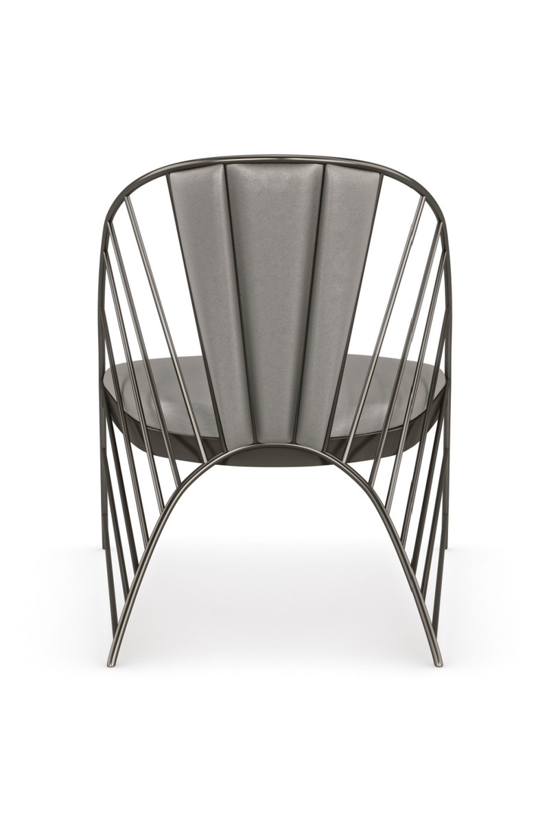 Metal Framed Lounge Chair | Caracole Live Wire | Oroatrade.com