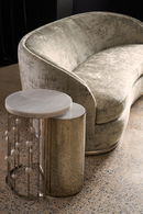 Organic-Shaped Chenille Sofa | Caracole Nebula | Oroatrade.com