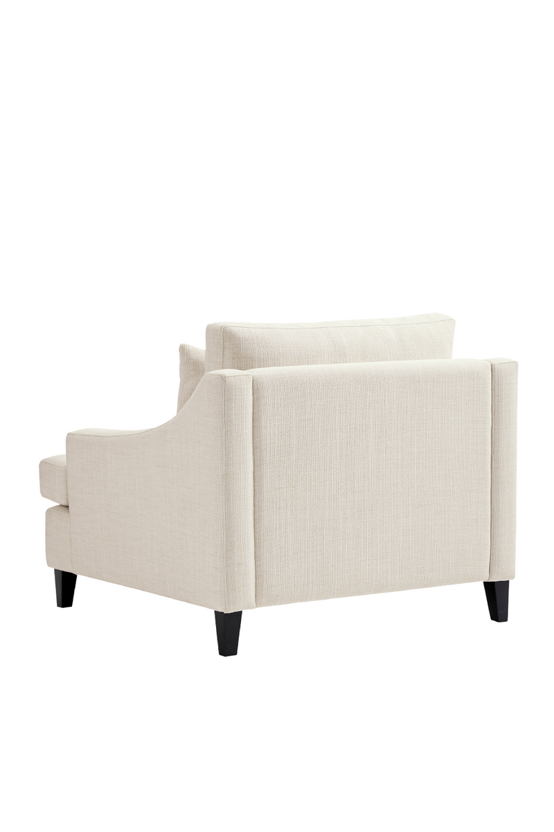White Linen Lounge Chair | Caracole The Madison | Oroatrade.com