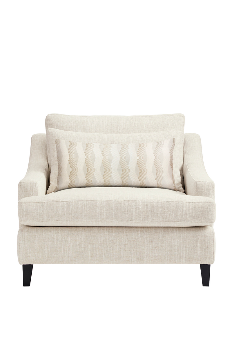 White Linen Lounge Chair | Caracole The Madison | Oroatrade.com