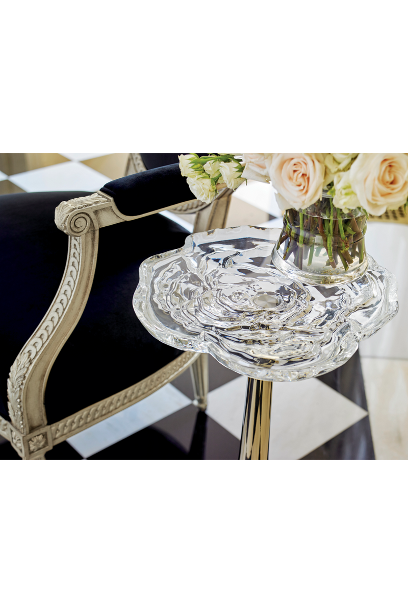 Crystal Rose Accent Table | Caracole The Inbloom | Oroatrade.com