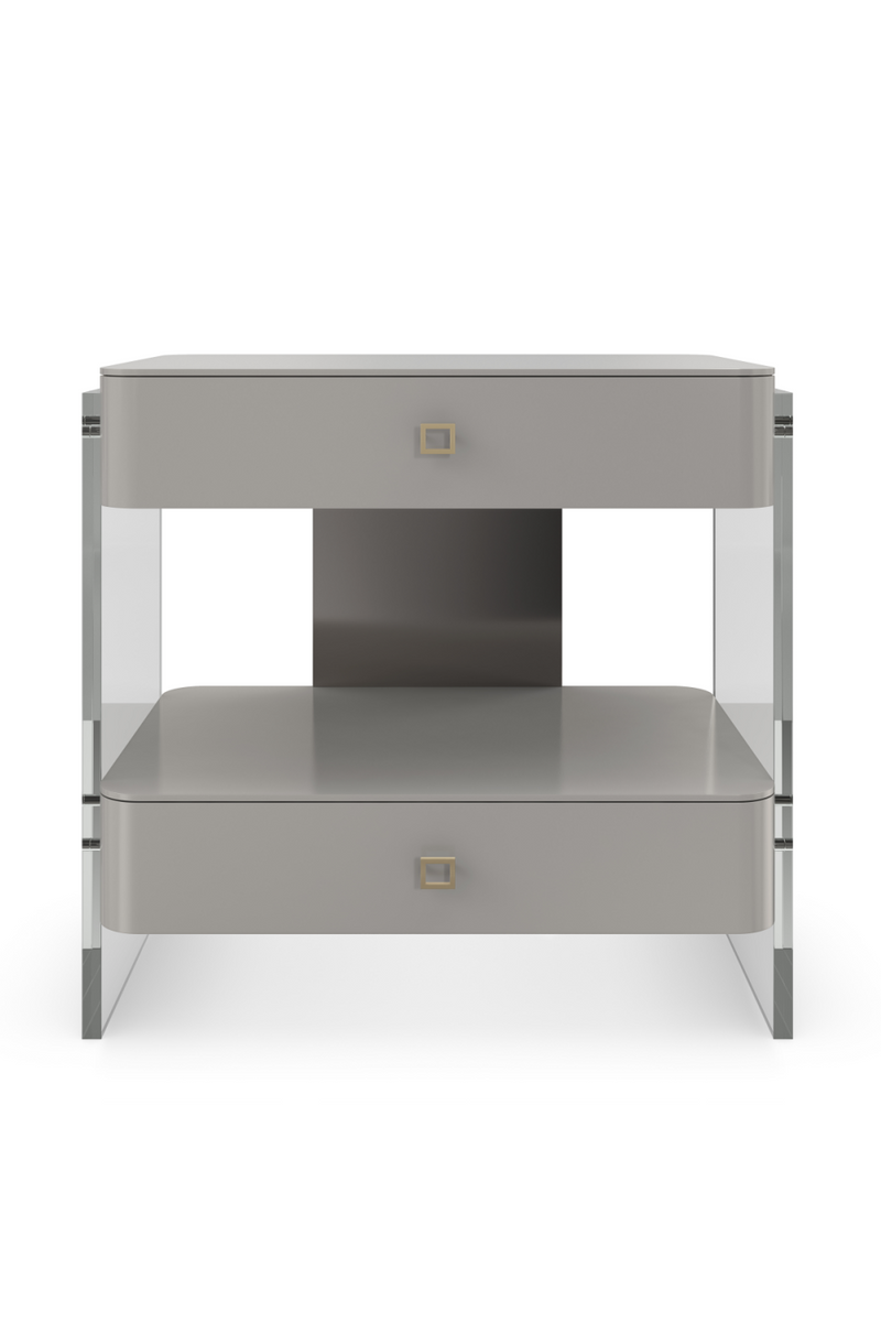 Gray Modern Nightstand | Caracole Opening Night | Oroatrade.com