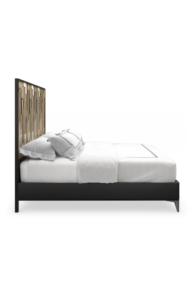 Architectural Metal King Bed | Caracole Cityscape | Oroatrade.com