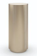 Cylindrical Metallic Side Table | Caracole Round About | Oroatrade.com