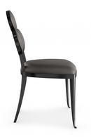 Metallic Vinyl Dining Chairs (2) | Caracole Orion | Oroatrade.com
