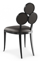 Metallic Vinyl Dining Chairs (2) | Caracole Orion | Oroatrade.com