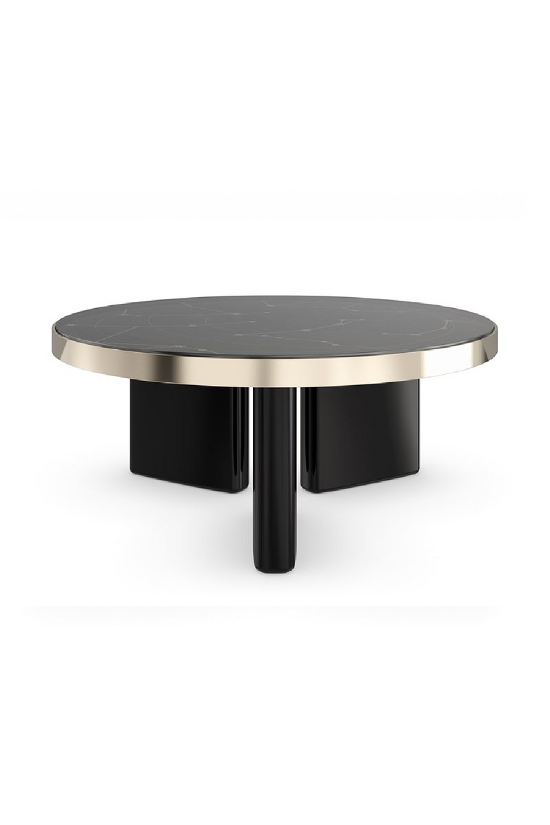 Black Round Coffee Table | Caracole Umbra | Oroatrade.com