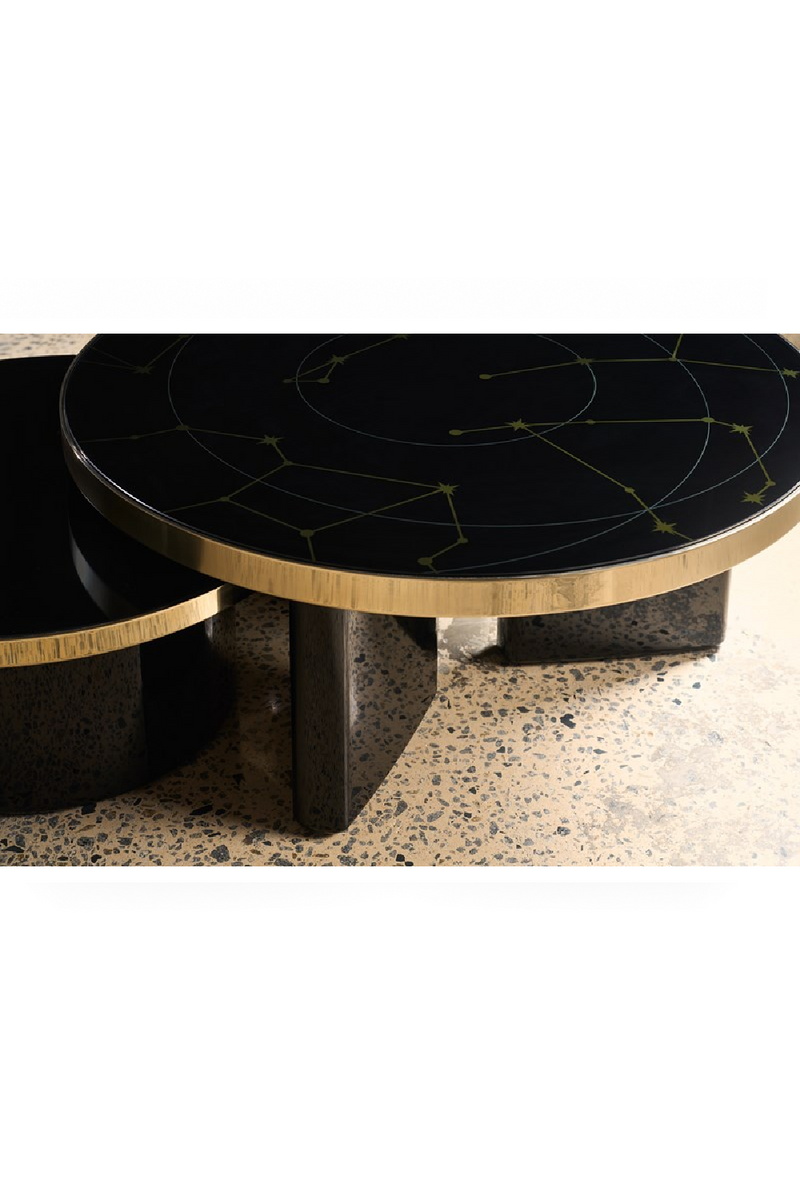 Black Round Coffee Table | Caracole Umbra | Oroatrade.com