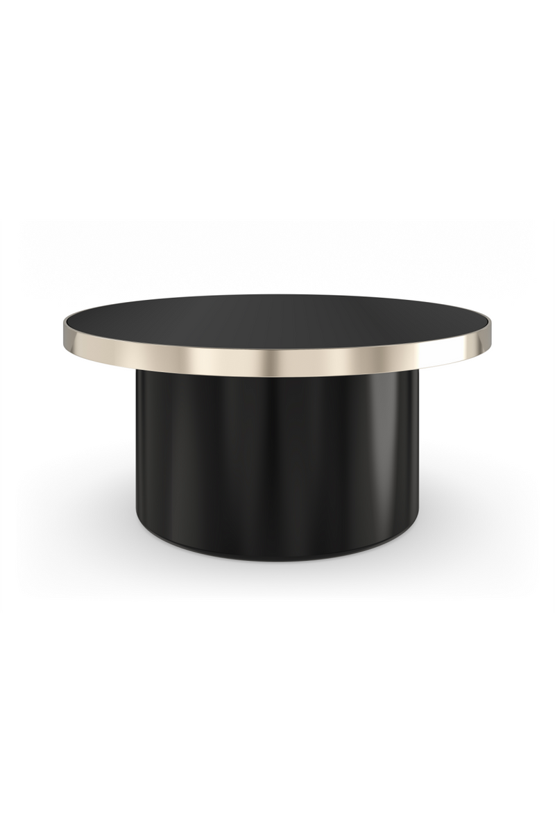 Black Round Coffee Table | Caracole Umbra | Oroatrade.com