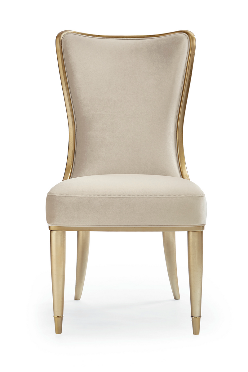 Cream Velvet Dining Chair | Caracole | Oroatrade.com