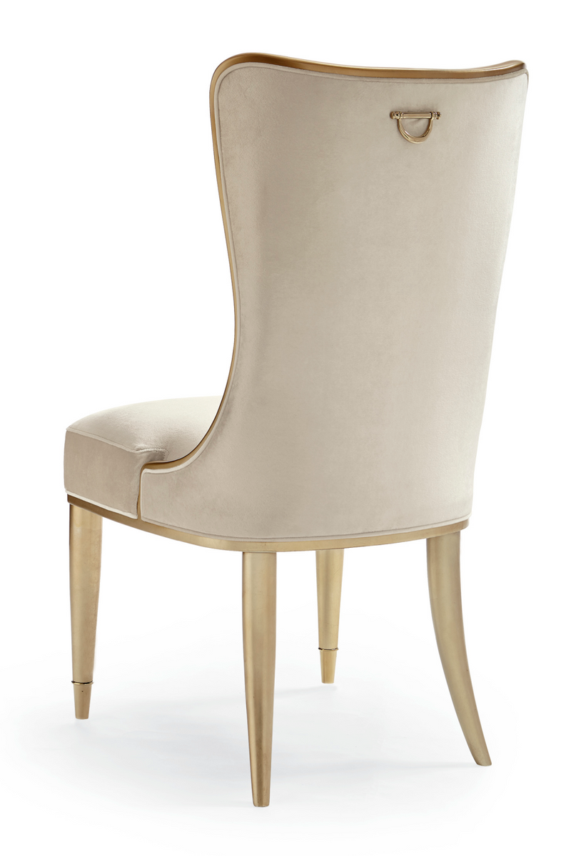 Cream Velvet Dining Chair | Caracole | Oroatrade.com