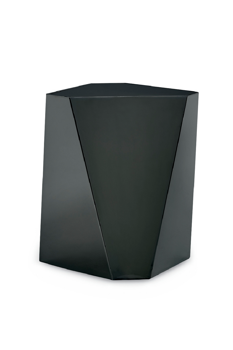 Faceted Metal Side Table | Caracole The Contempo Side | Oroatrade.com