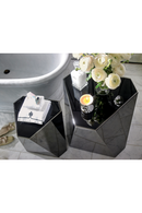 Faceted Metal Side Table | Caracole The Contempo Side | Oroatrade.com