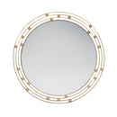 Solid Brass Round Mirror | Caracole The Galaxy