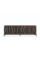 Black Wooden Credenza | Caracole The Skyline | Oroatrade.com